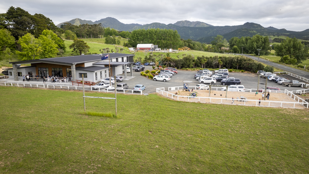 an image of the exterior of the Tangiteroria Community Complex